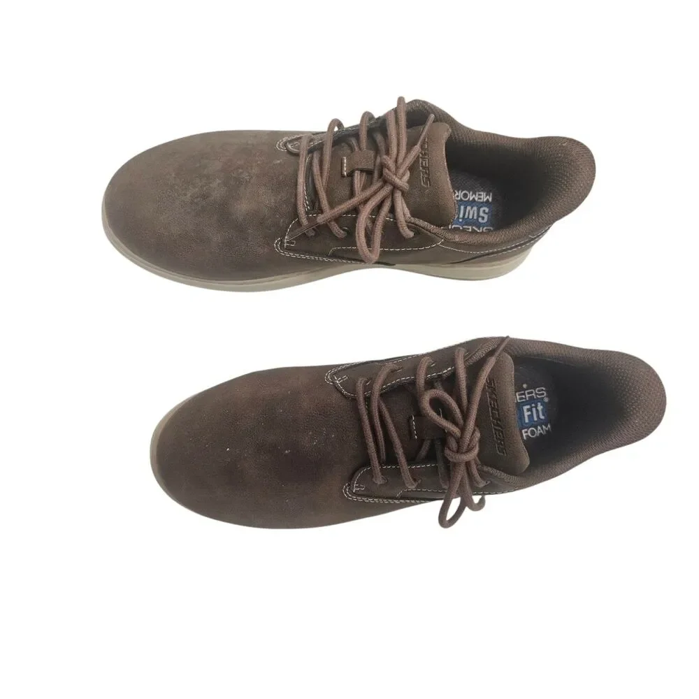 Skechers Men's Swift Fit Casual Shoe Brown 11 Hands Free